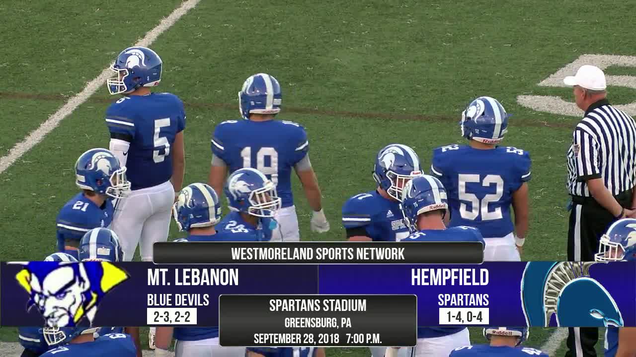 Hempfield vs. Mt. Lebanon | Football | WestmorelandSports2