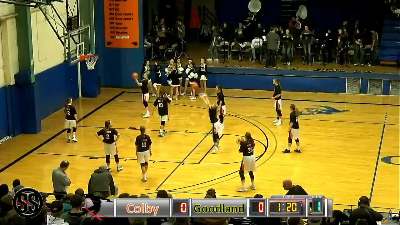 Colby vs Goodland (G) 1st Round SubState Basketball OpenSpacesSports1