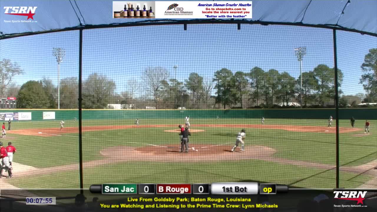 San Jacinto vs. Baton Rouge | Baseball | TSRNSports1