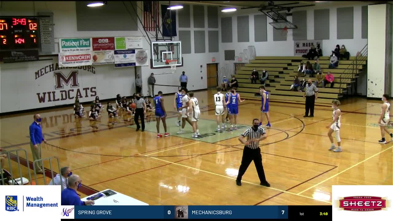 Boys Varsity Basketball vs. Spring Grove Basketball GoMechanicsburg2
