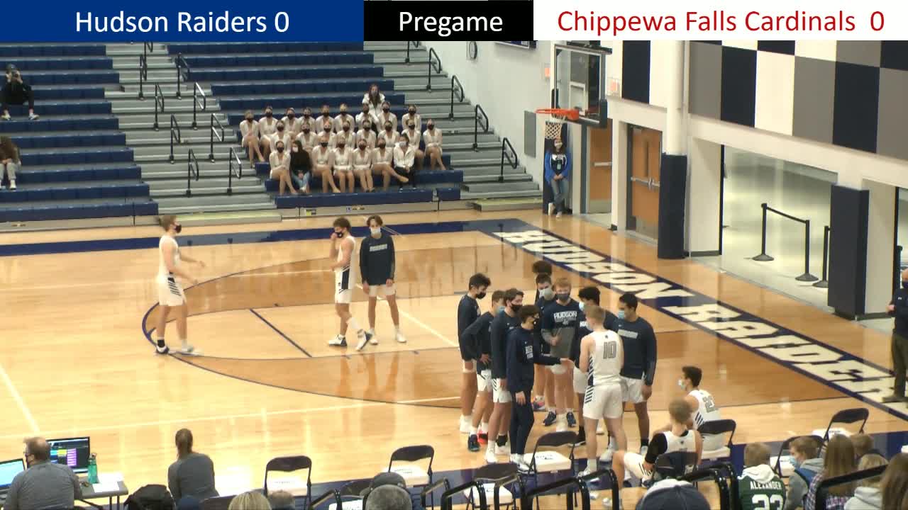 Boys Varsity Basketball Hudson vs Chippewa Falls Basketball