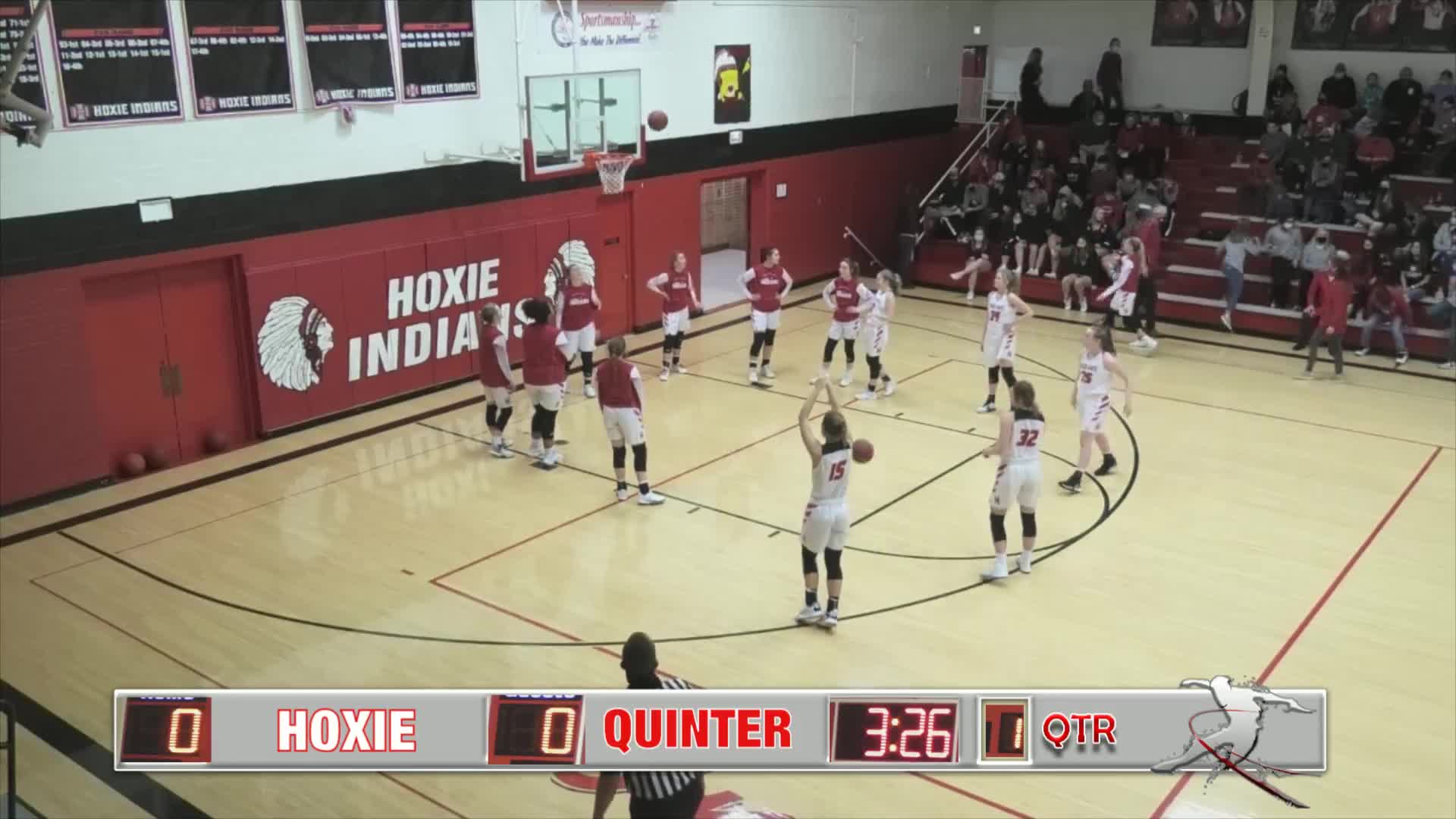 Hoxie vs Quinter (G) Basketball OpenSpacesSports2