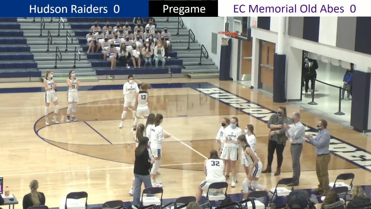 Girls Varsity Basketball Hudson vs EC Memorial Basketball