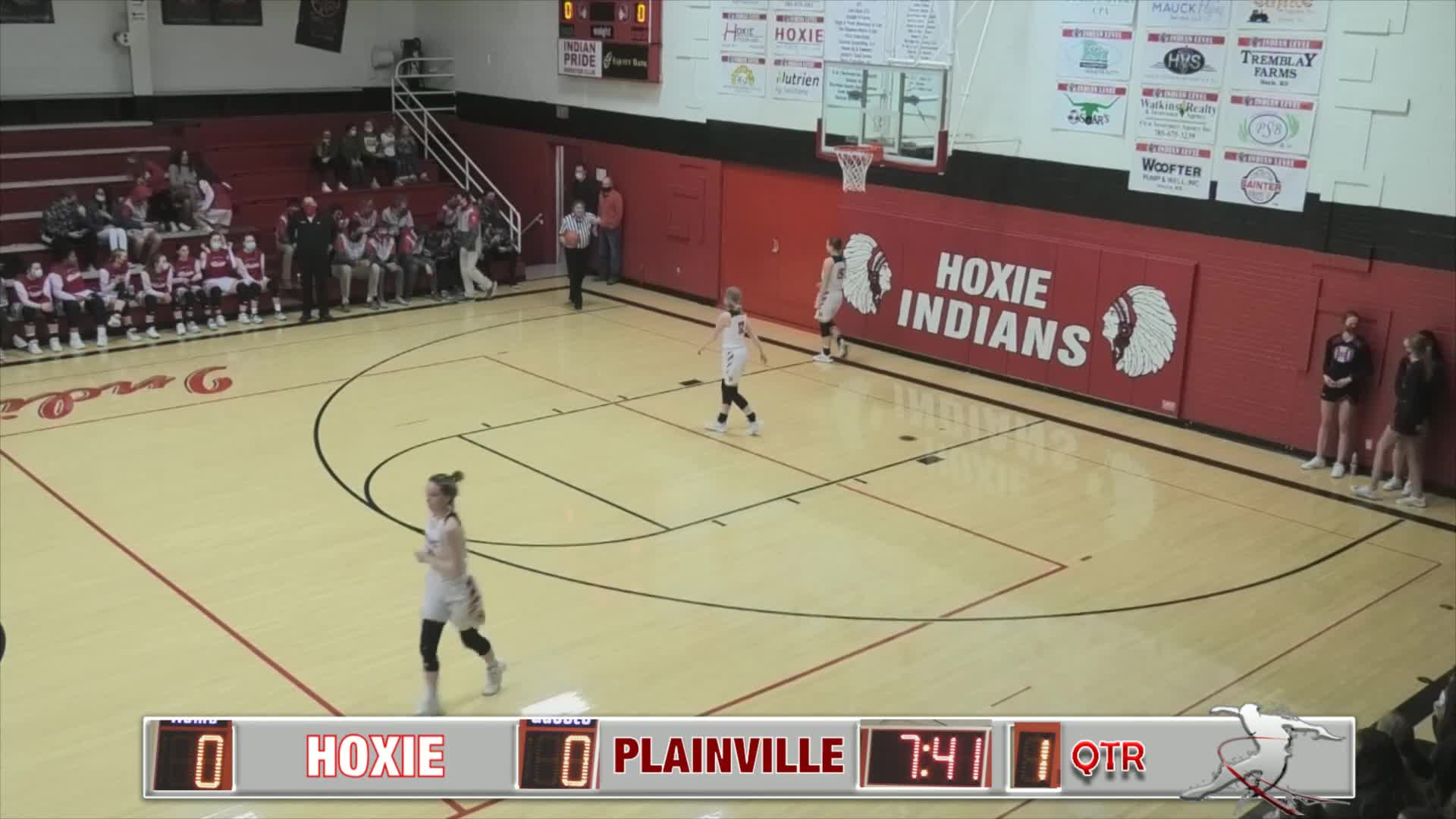 Hoxie vs Plainville (Girls) Basketball OpenSpacesSports2