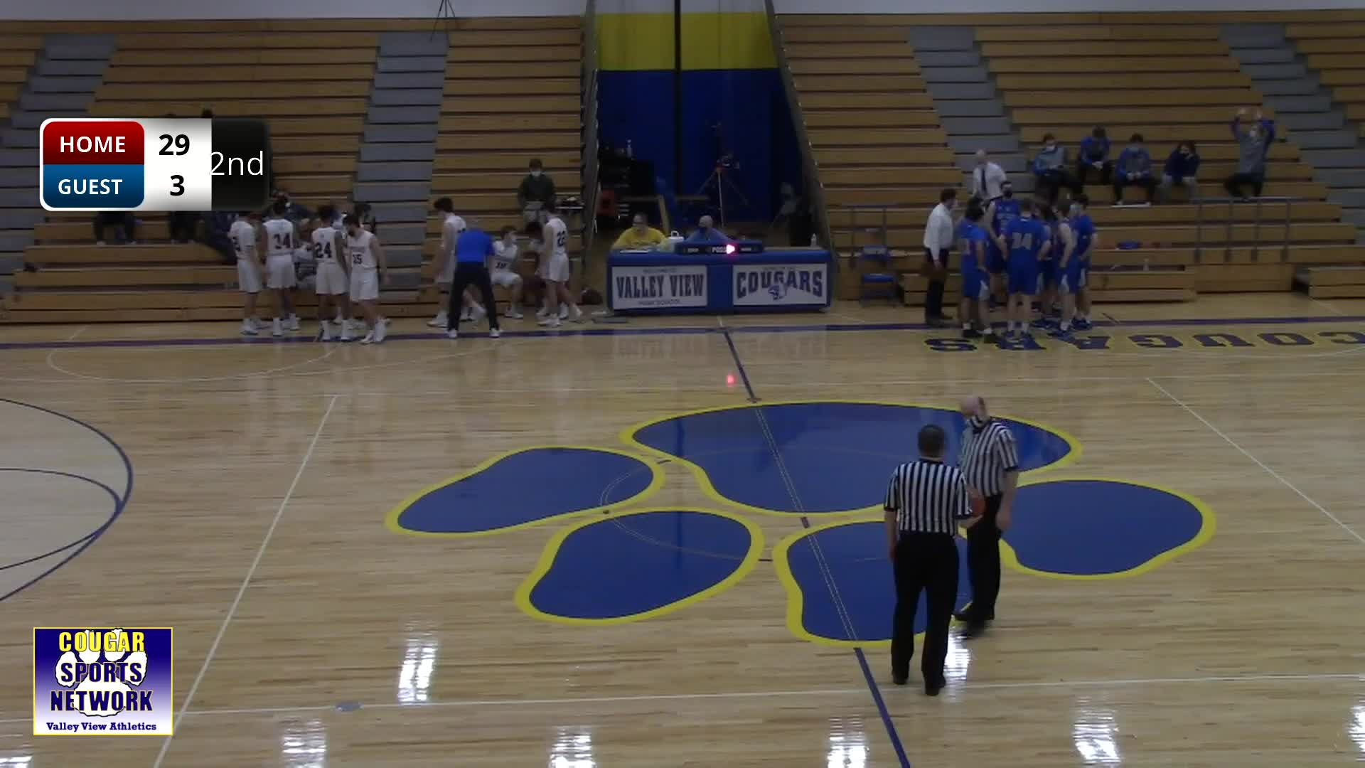 Boys Basketball West Scranton at Valley View Basketball