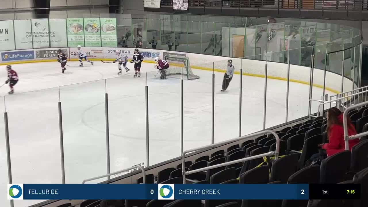 CAHA State Tournament Cherry Creek vs. Telluride Hockey CherryCreekT2JV