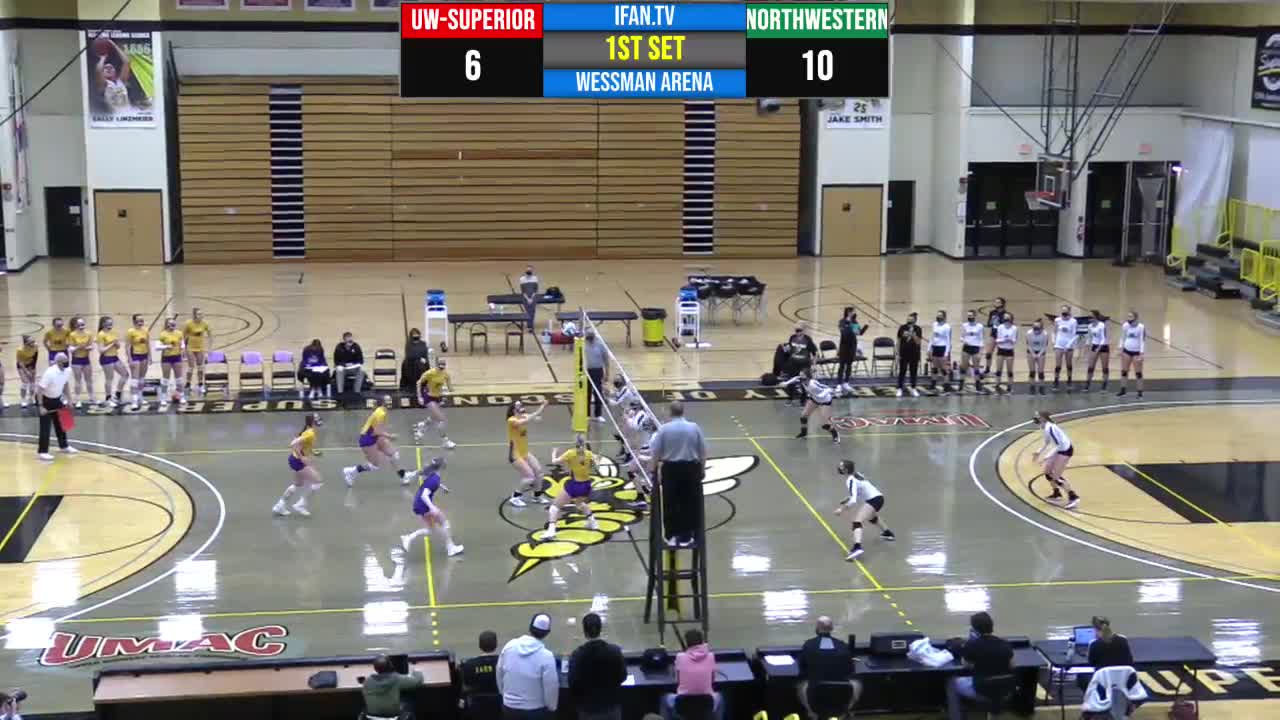 Northwestern at UWSuperior Volleyball
