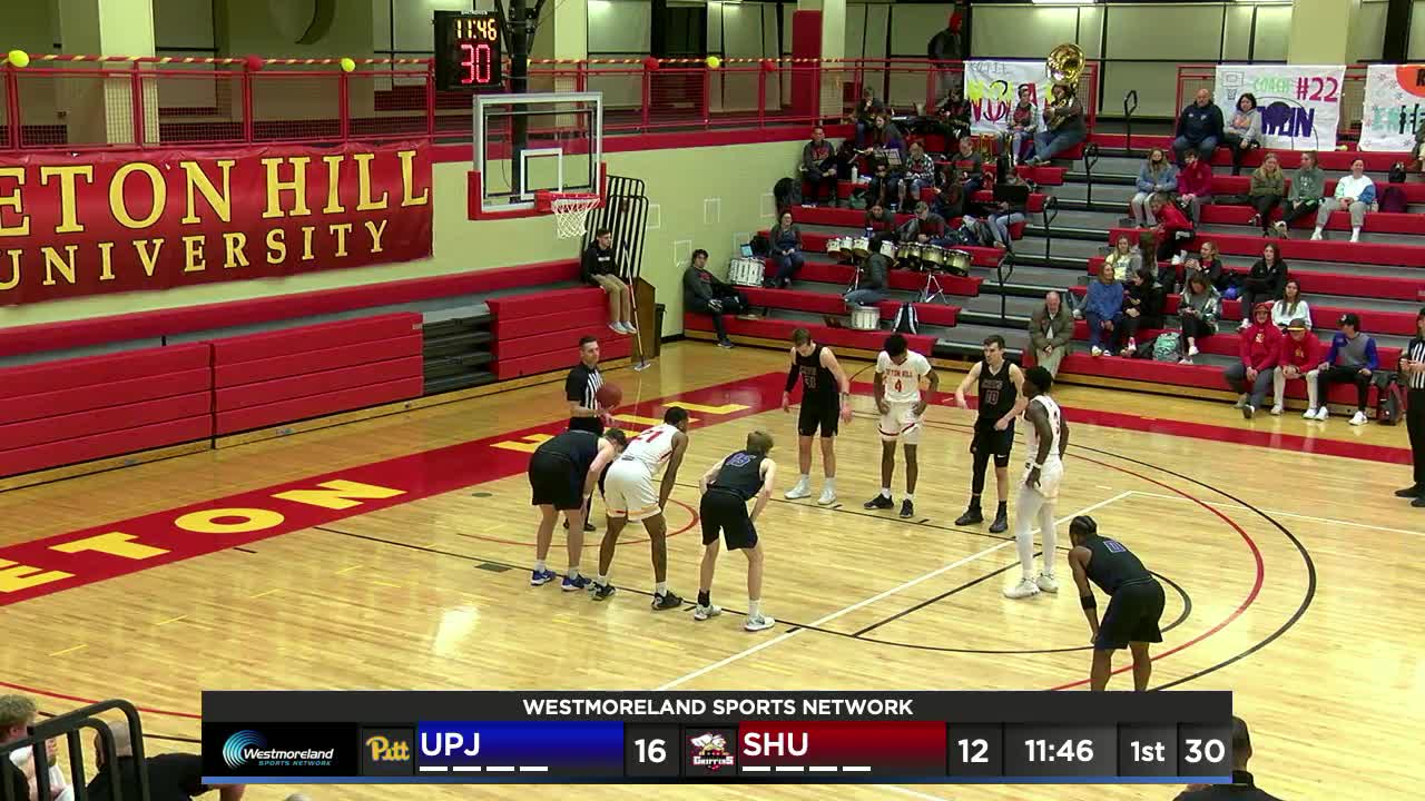 Pitt Johnstown At Seton Hill Men Basketball Westmorelandsports