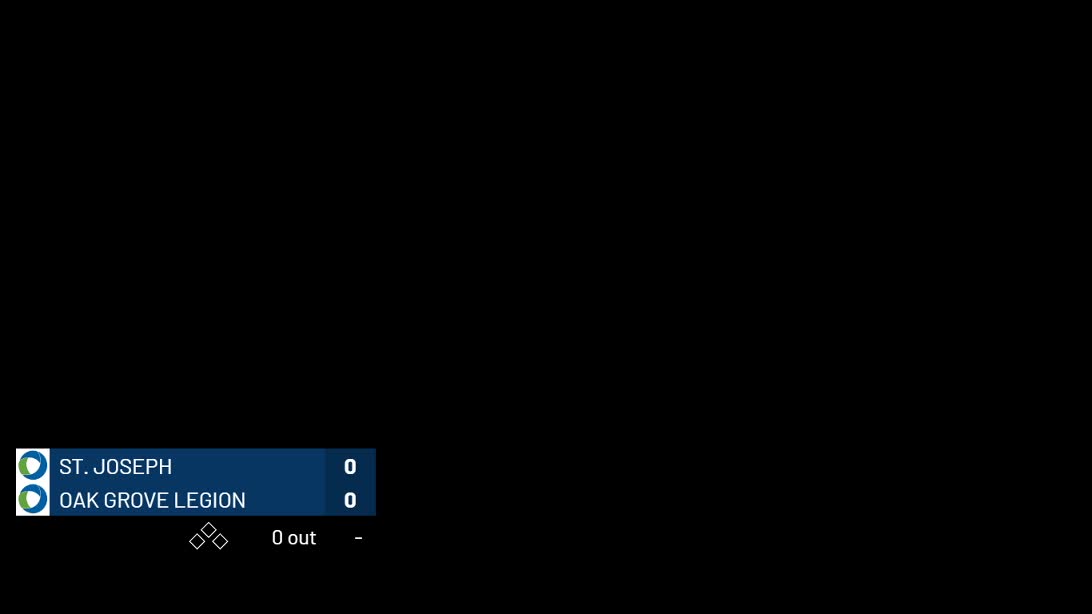 Oak Grove American Legion Baseball St. Joseph vs. Oak Grove Game 1