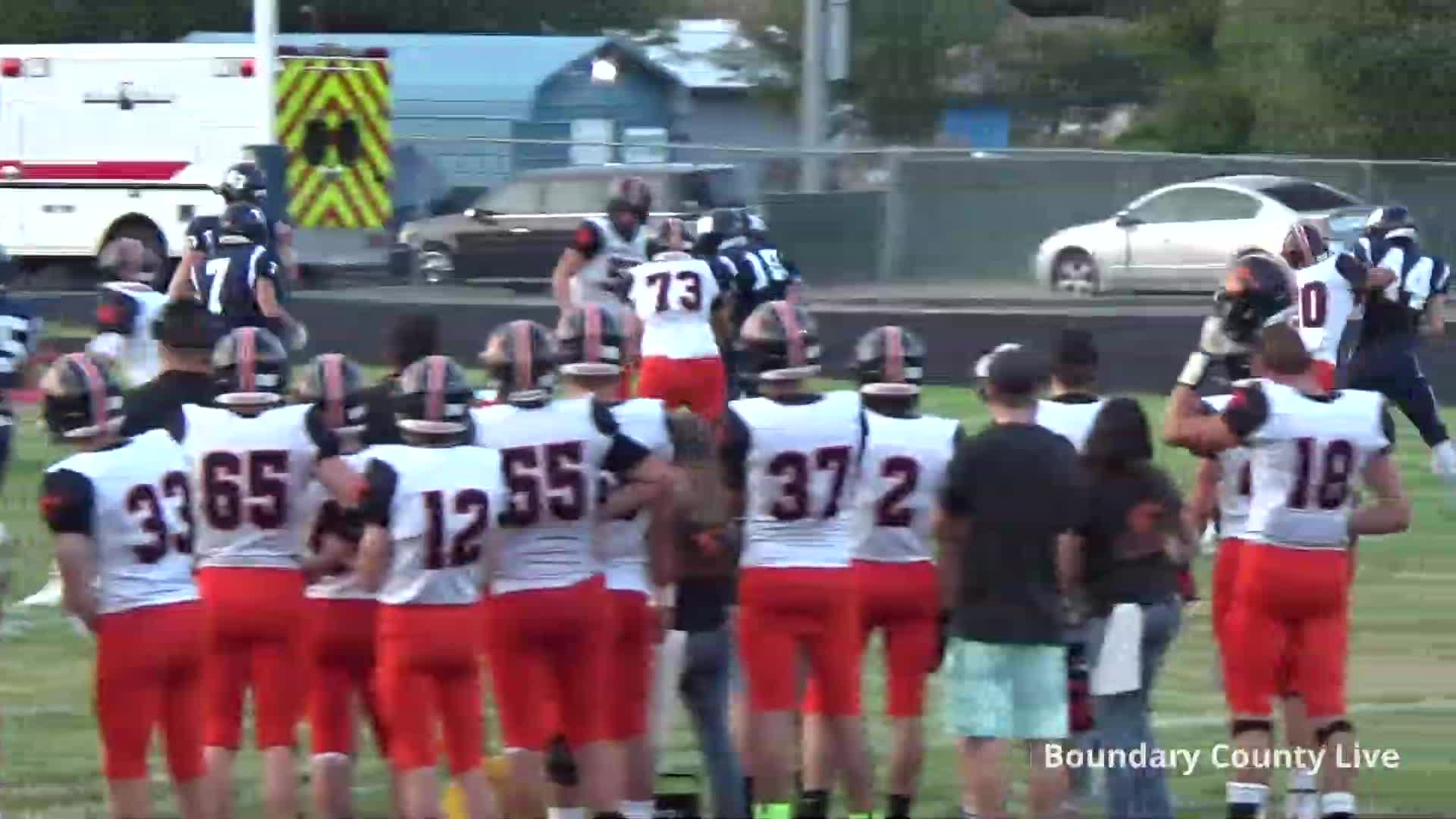 BFHS VARSITY FOOTBALL, Battle of the Border, Bonners Ferry vs Lincoln