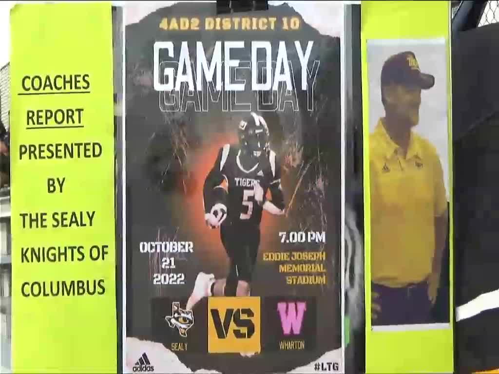 Sealy Tiger Football vs Wharton Tigers | Football | Sealytiger