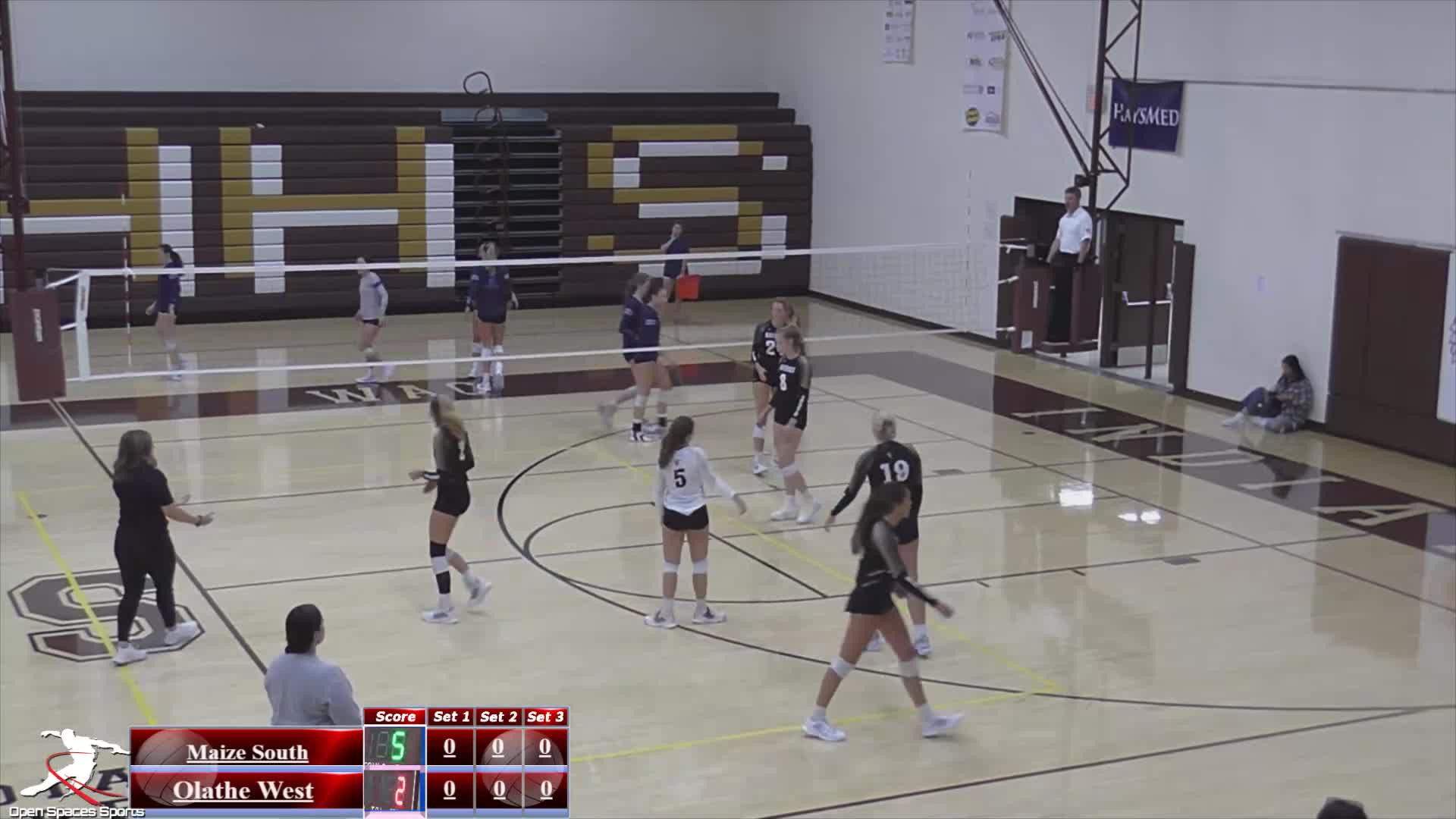 Maize South vs Olathe West Volleyball OpenSpacesSports6