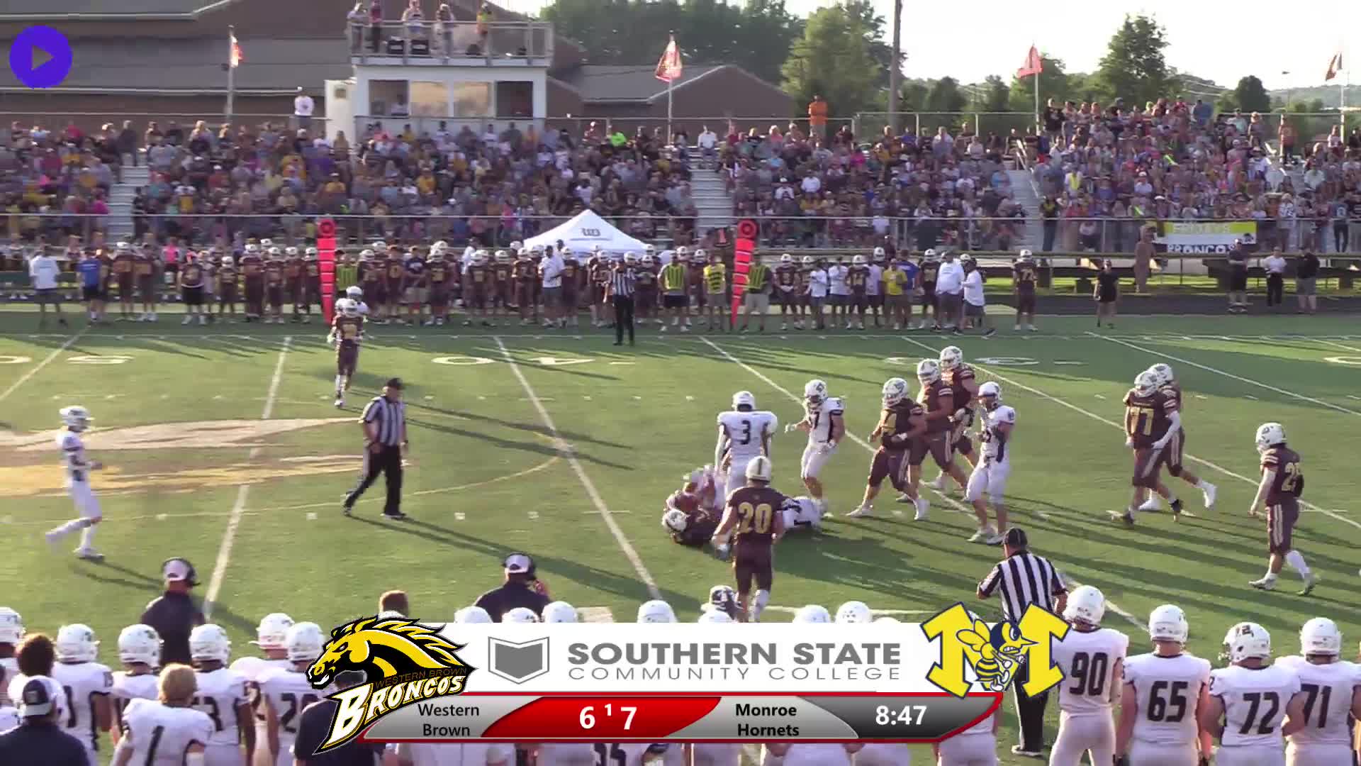 Western Brown VS Monroe High School Football Football goodguysradiotv