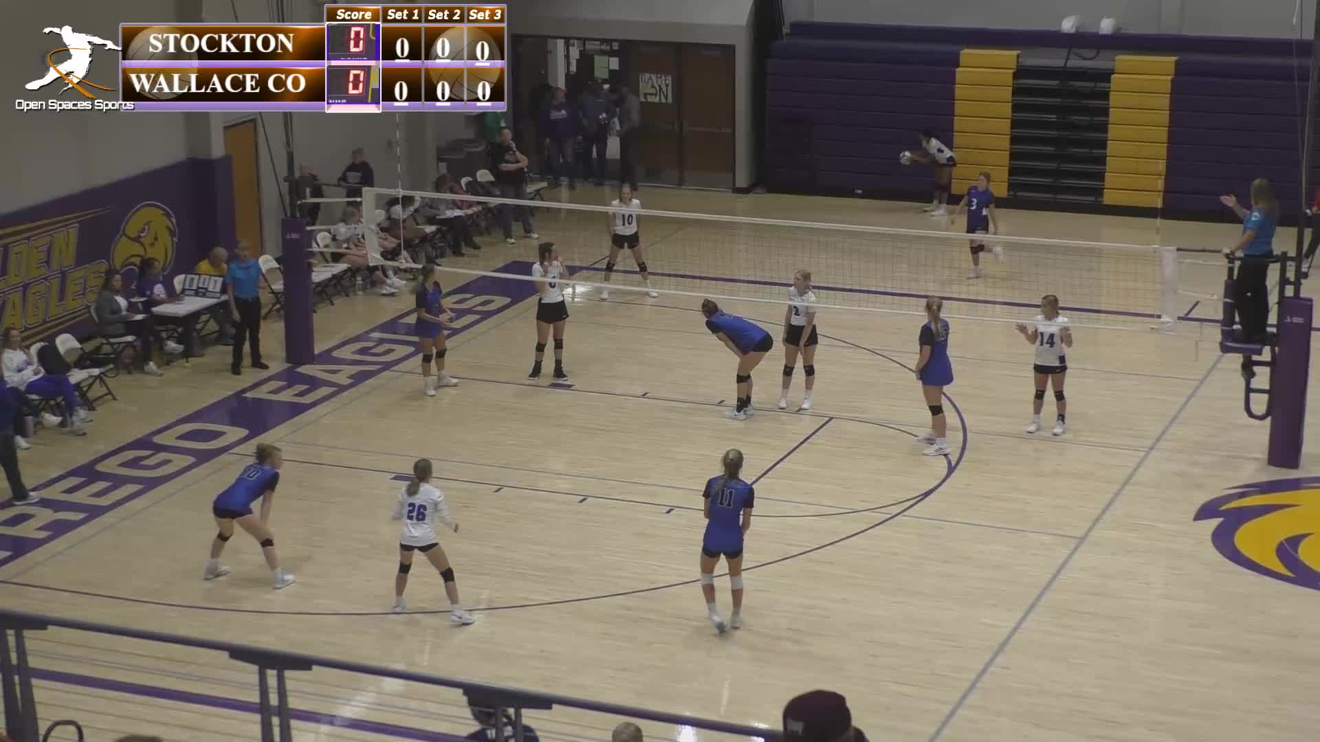 Wallace County vs. Stockton Volleyball OpenSpacesSports1