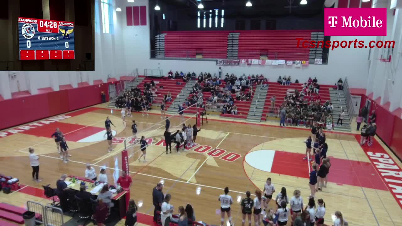 Stanwood vs Arlington Volleyball TCSNSports