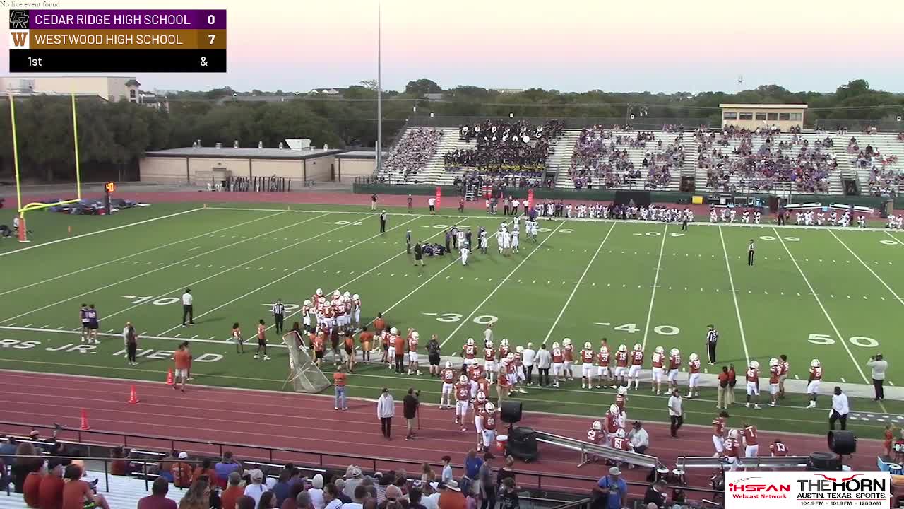 Round rock isd football presented by discount electronics football