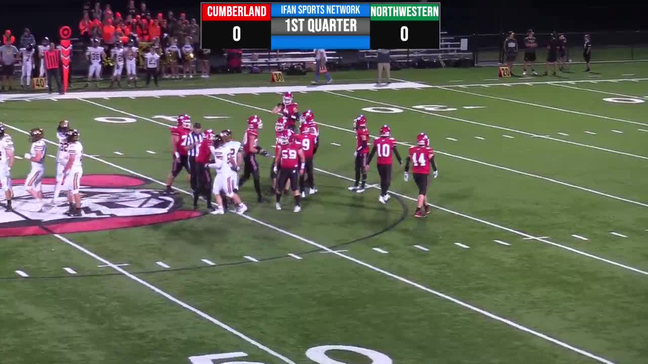 FB Northwestern at Cumberland Football