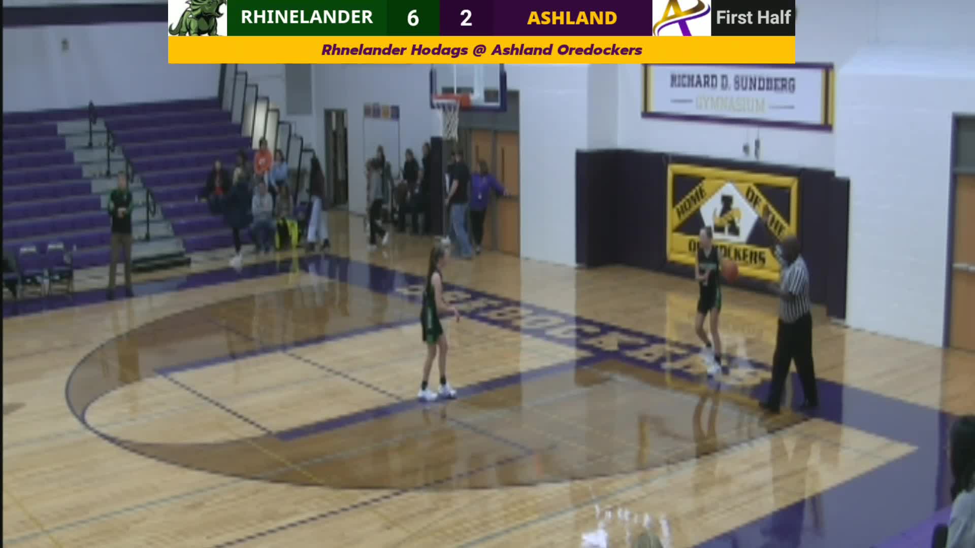 OREDOCKER GIRLS BASKETBALL VS. RHINELANDER Basketball clcampbell