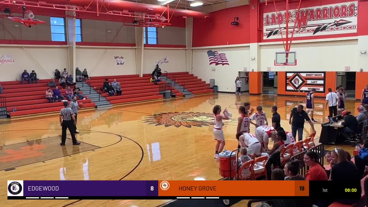 Edgewood vs Honey Grove Basketball HGAthletics