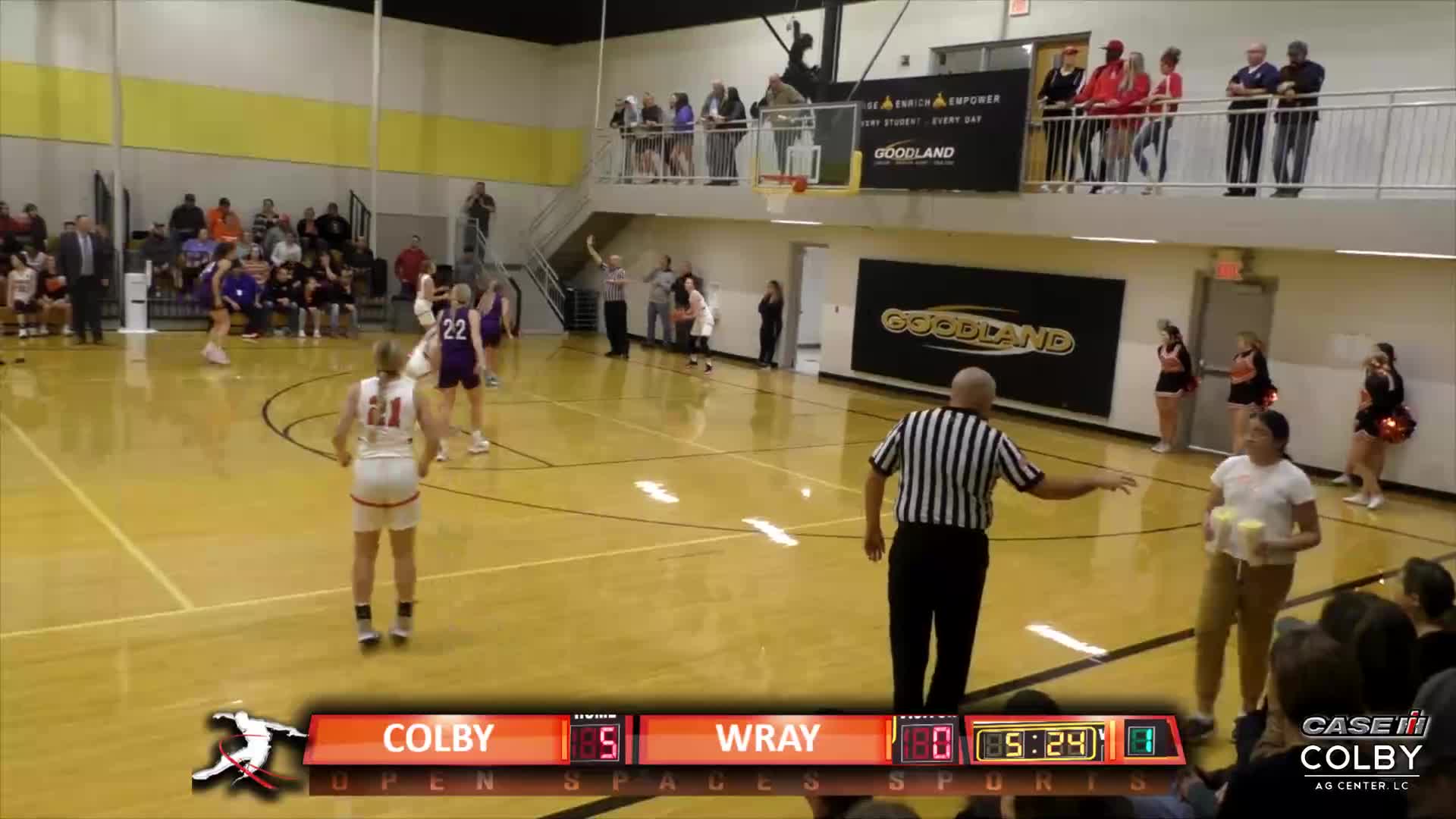 Colby vs Wray, CO (G) Basketball OpenSpacesSports1