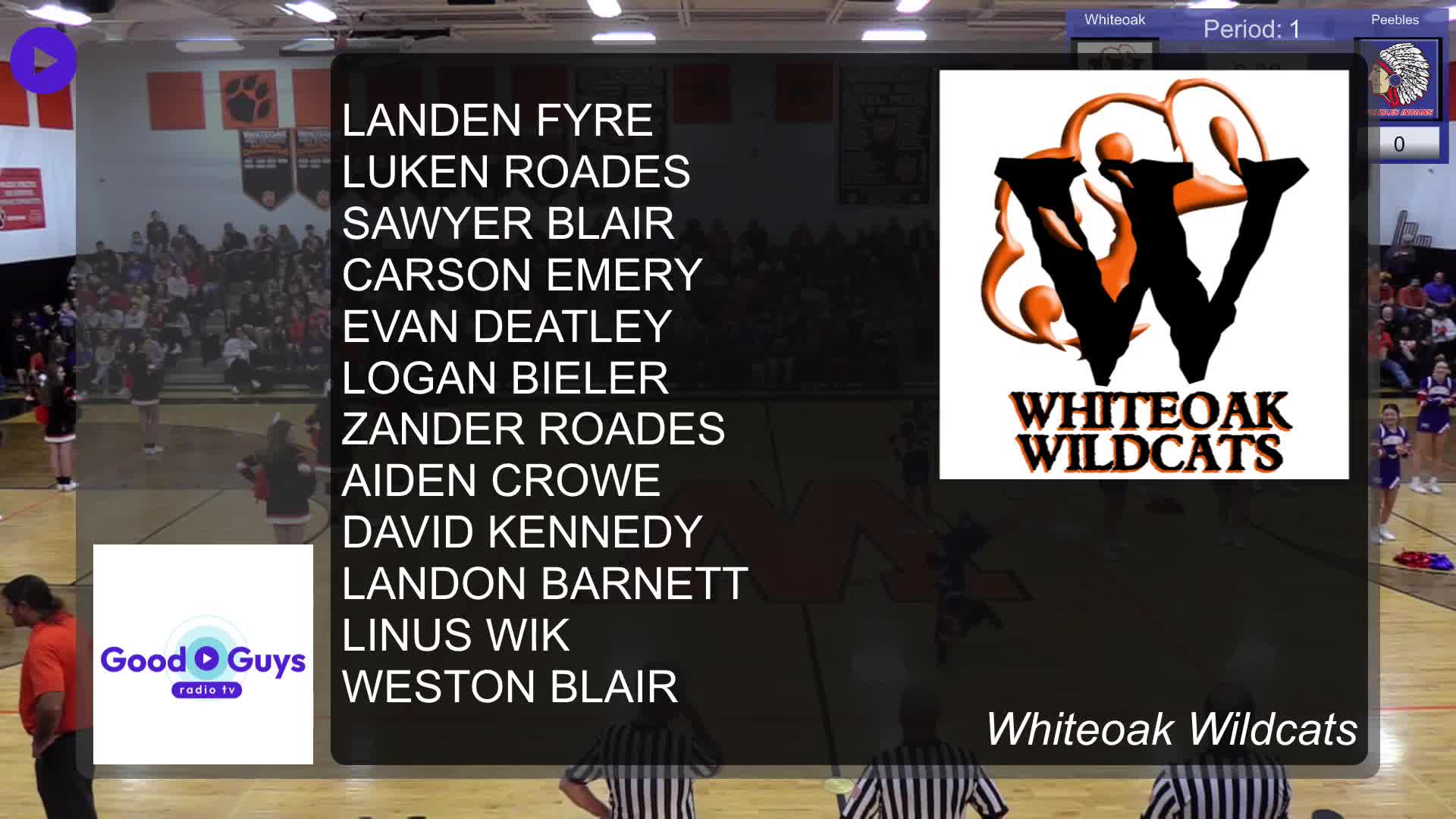 Peebles At Whiteoak Boys Basketball Basketball goodguysradiotv