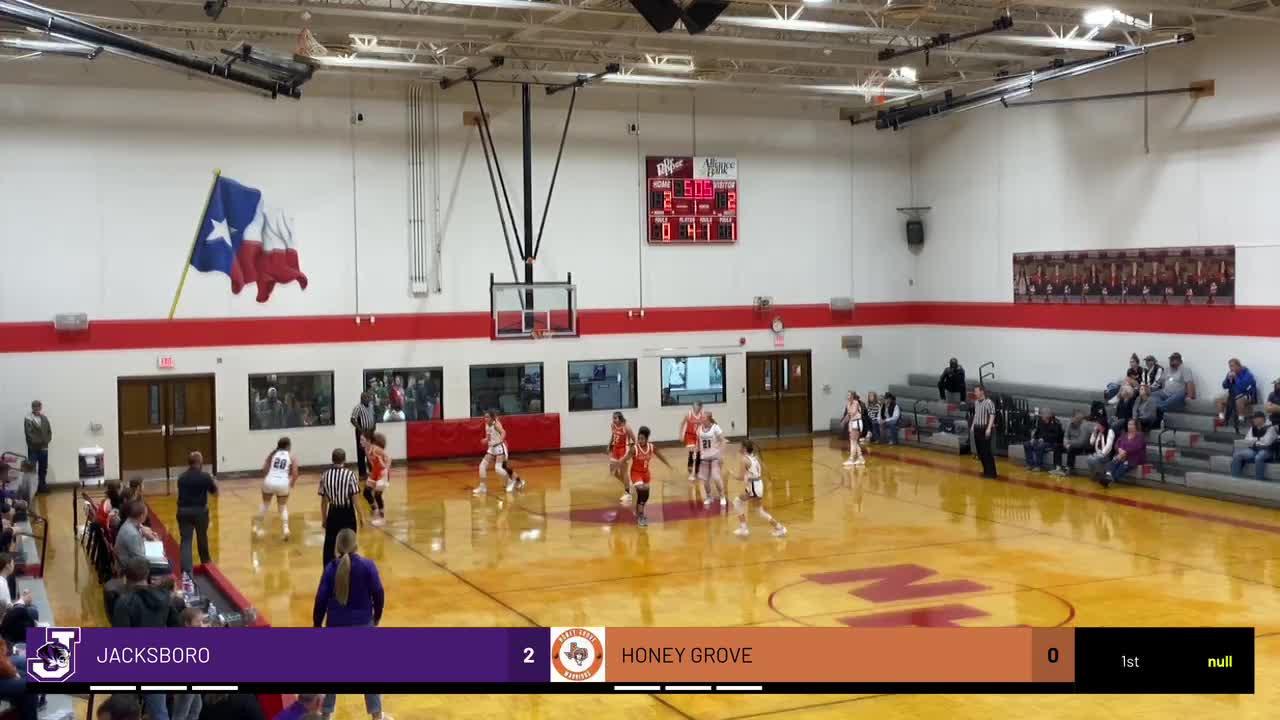 Honey Grove Lady Warriors vs Jacksboro Tigers Basketball HGAthletics