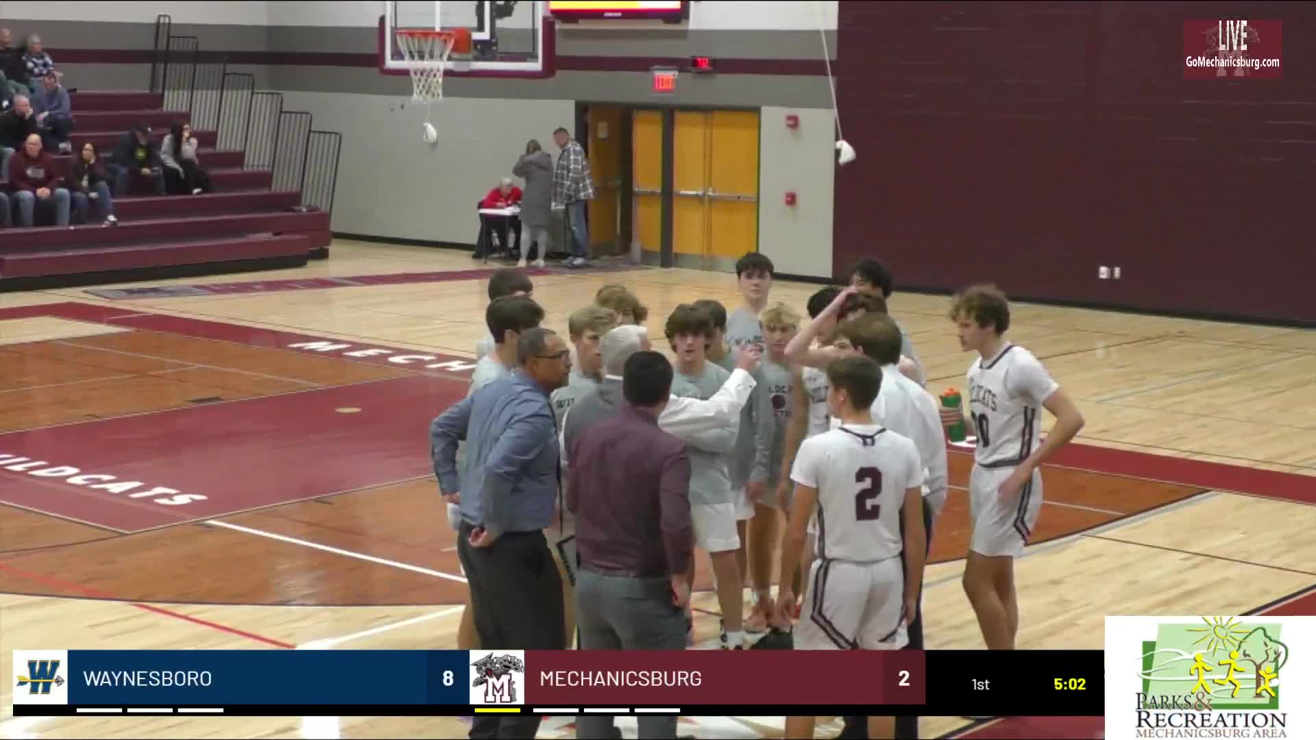 Sauve' Brothers Holiday Tournament Waynesboro vs. Mechanicsburg