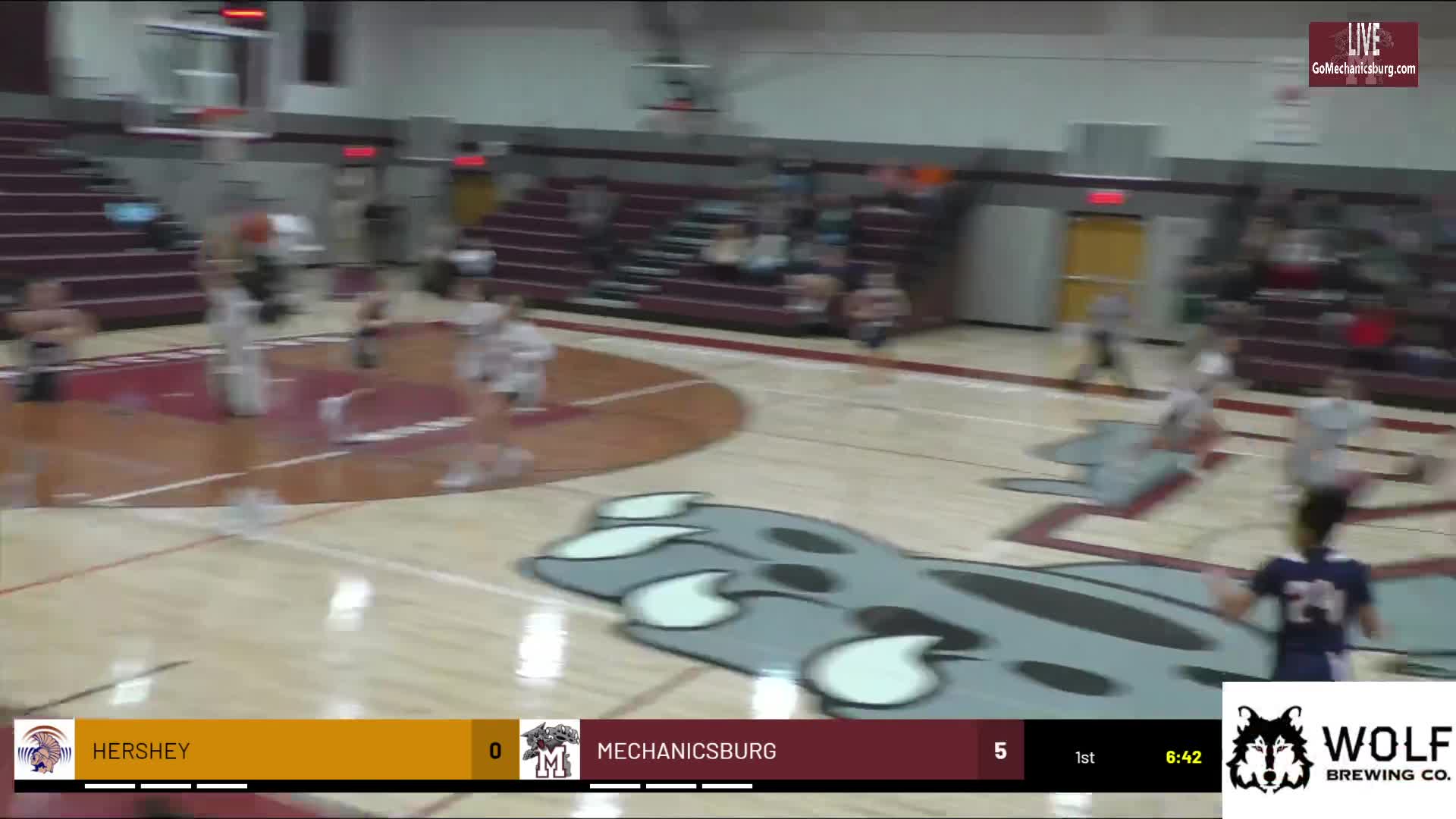 Girls Varsity Basketball vs. Hershey Presented by 11 Oaks Farms in