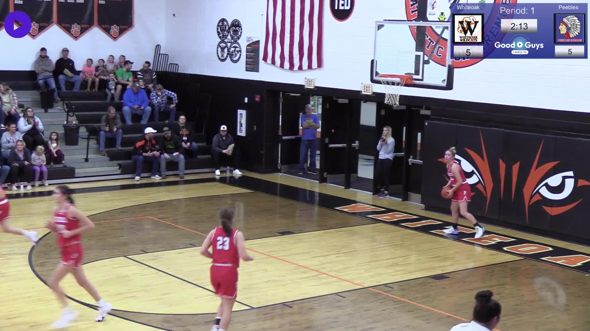 Peebles at Whiteoak Girls Basketball Basketball goodguysradiotv