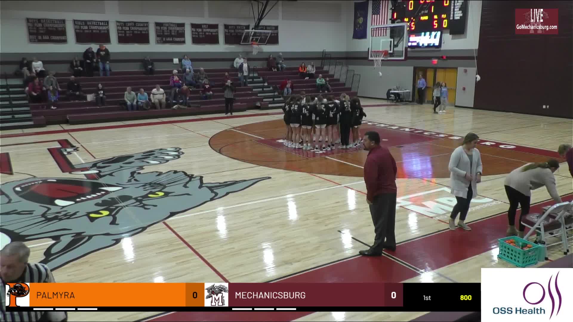 Girls Varsity Basketball vs. Palmyra Presented by 11 Oaks Farms in