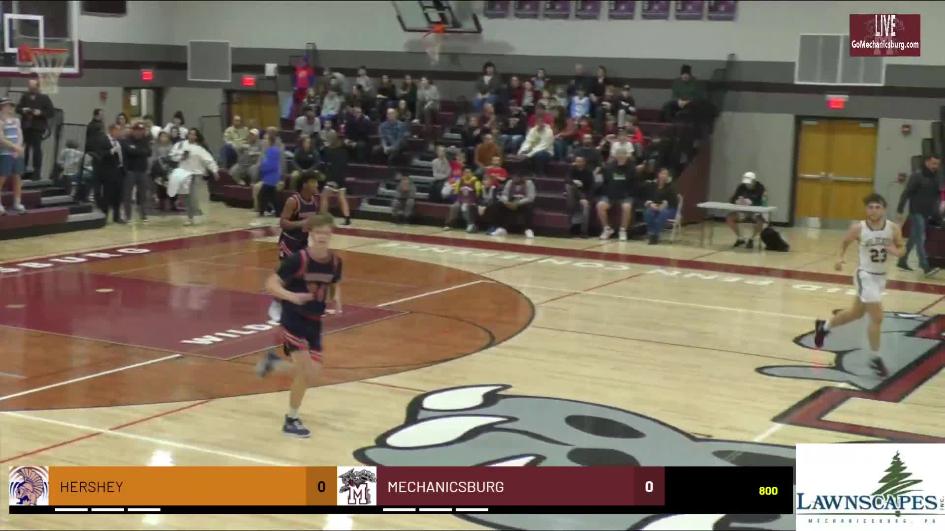 Boys Varsity Basketball vs. Hershey Presented by 11 Oaks Farms in