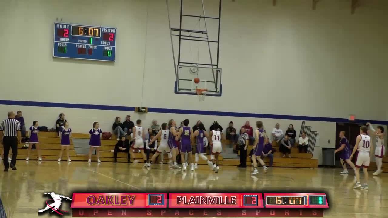 9 Oakley vs. 8 Plainville "B" (MCL) Basketball OpenSpacesSports4