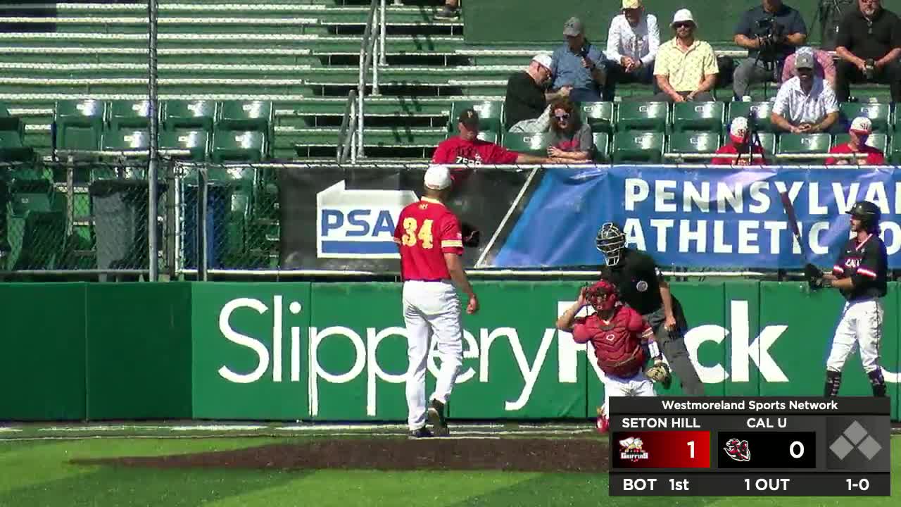 seton-hill-vs-california-pa-psac-tournament-gm-2-baseball