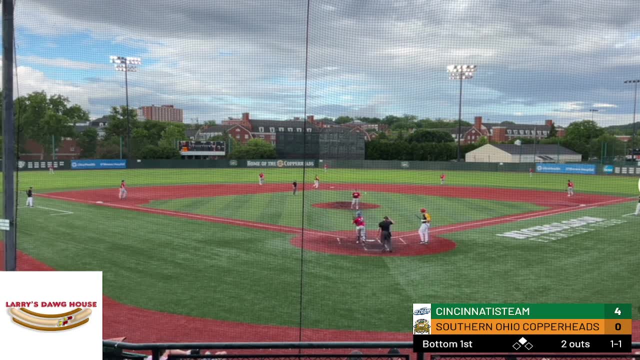 Cincinnati Steam vs Southern Ohio Copperheads Baseball