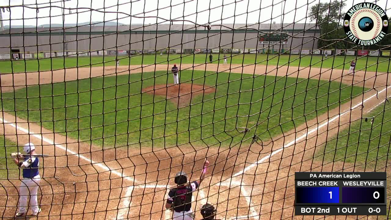 Game 6 Beech Creek vs. Wesleyville (PA American Legion Baseball