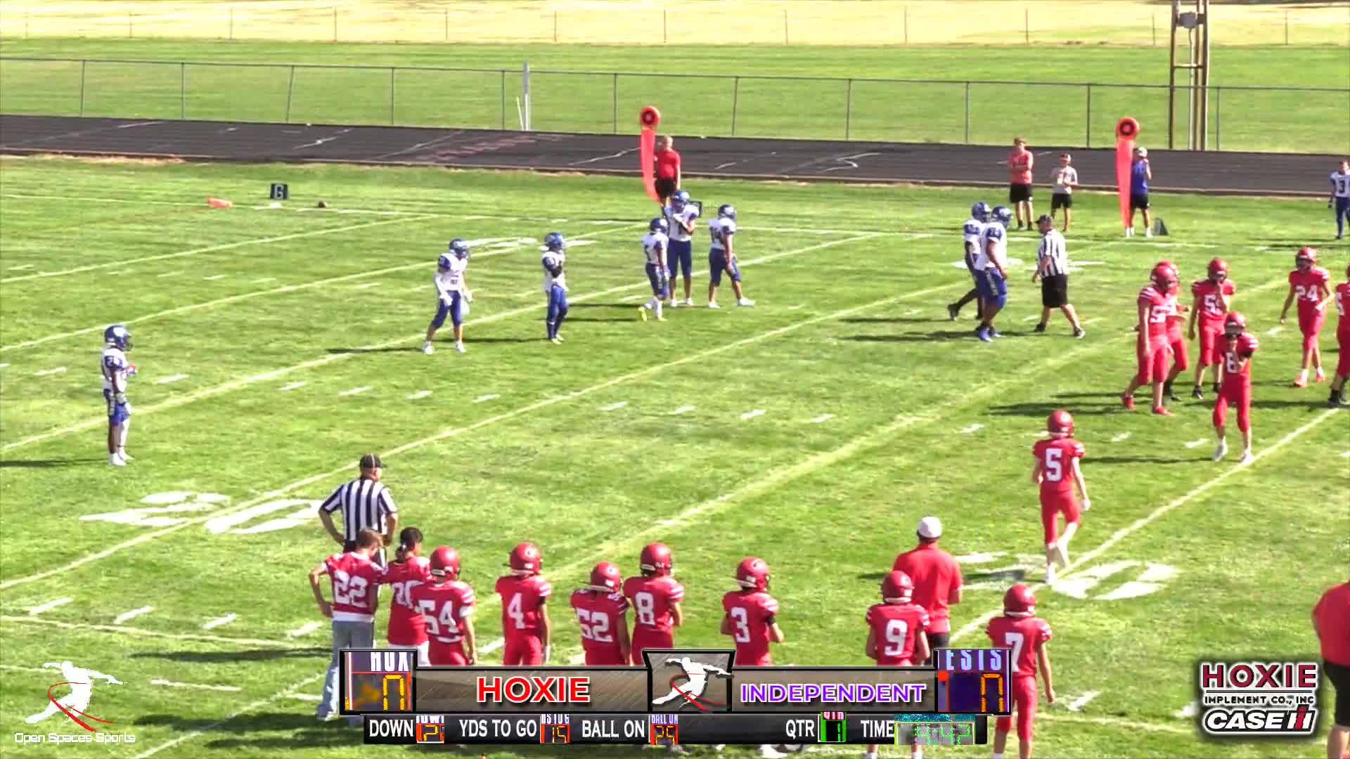 Hoxie vs The Independent (JR HIGH) Football OpenSpacesSports2