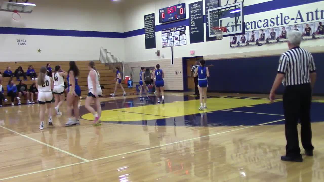 Girls Waynesboro At Greencastle P M January Basketball Green