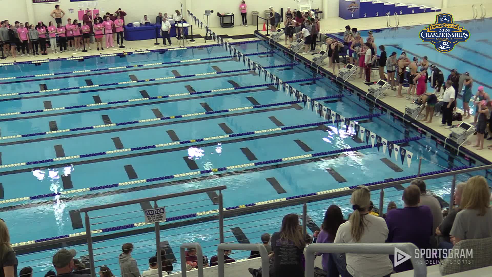 SCAC Swimming and Diving Championships Session 1 Wed PM General
