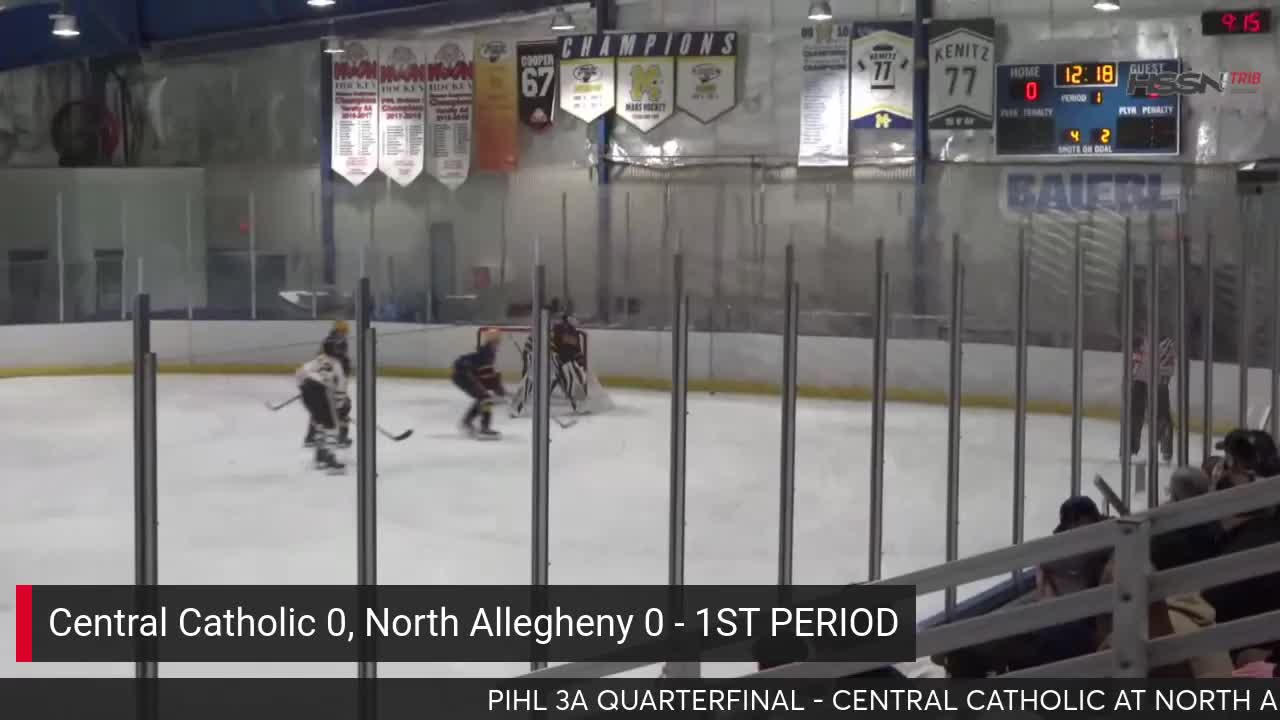 PIHL Hockey Class AAA Quarterfinals - Central Catholic at North