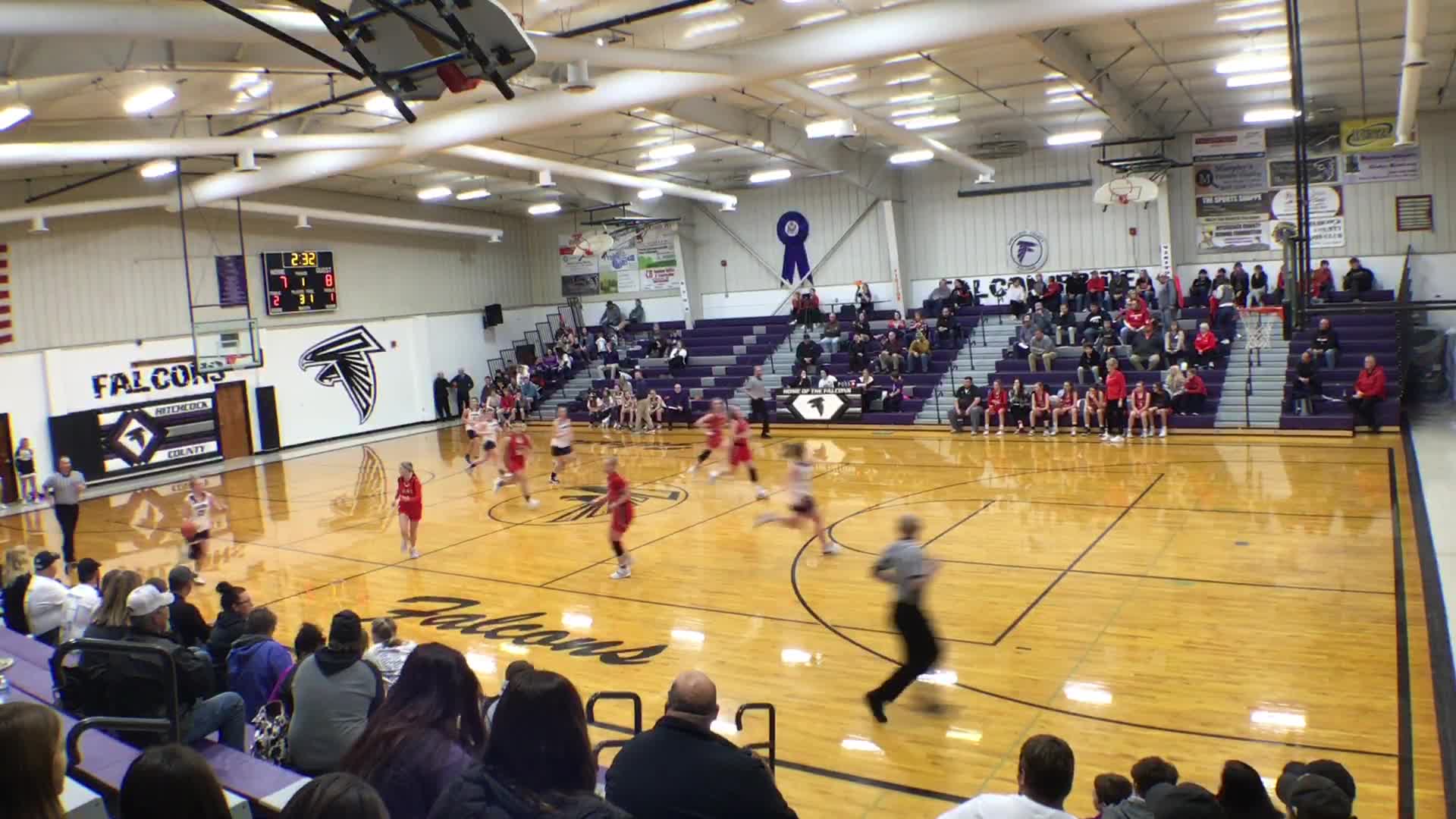 HCHS vs Alma | Basketball | HitchcockLive