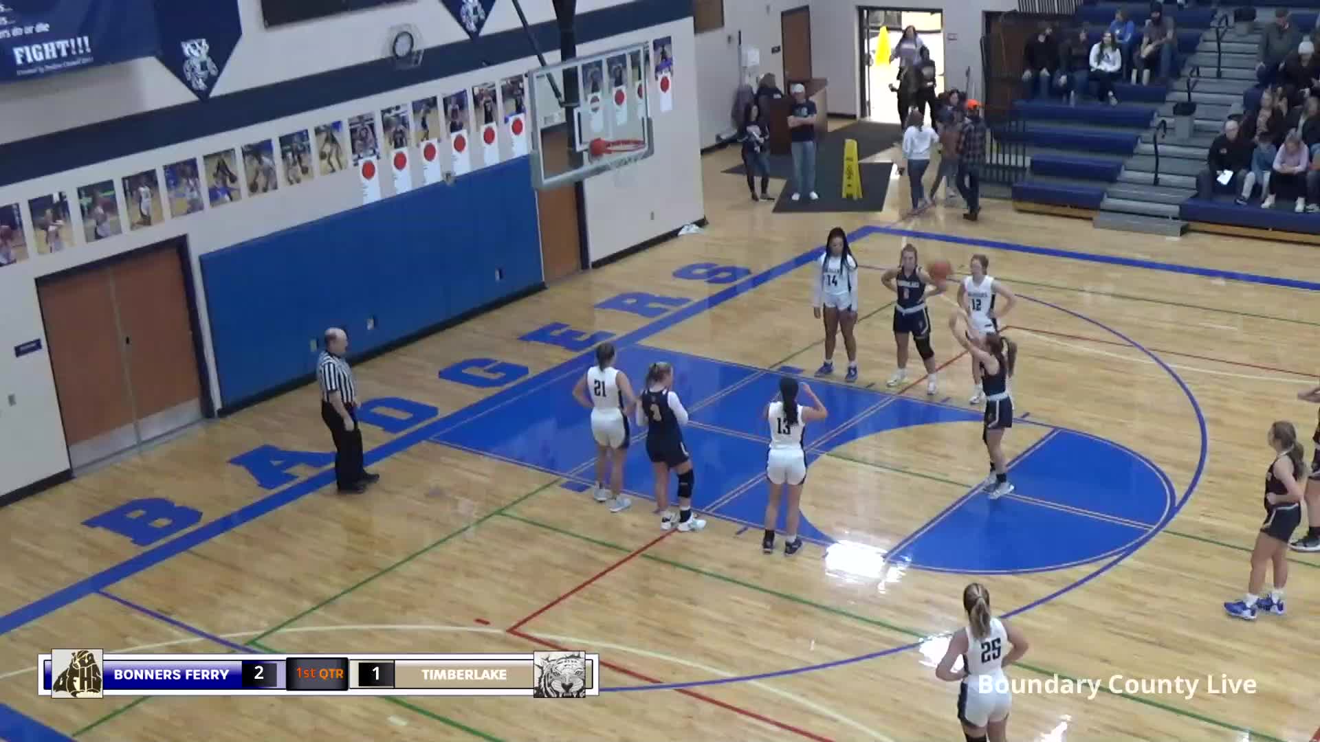 BFHS Varsity Girls' Basketball: Badgers vs Timberlake Tigers, 2 ...