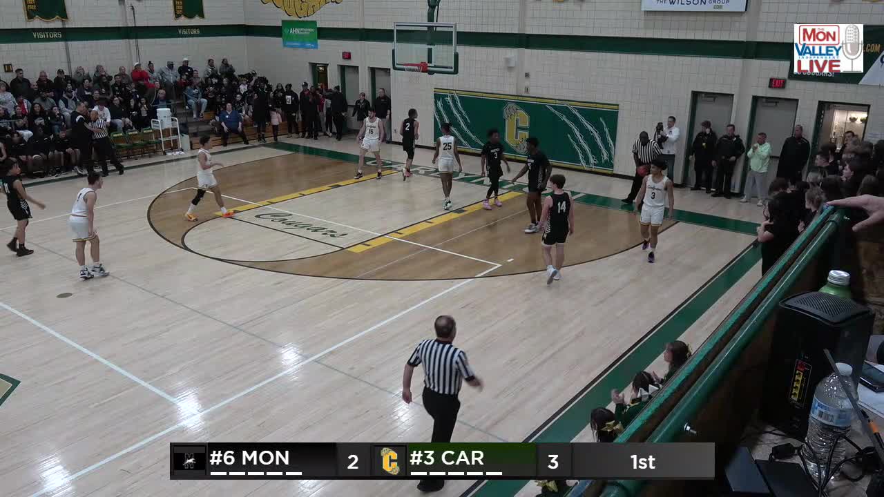 MVI Live | Boys Basketball | #3 Carlynton vs #6 Monessen | Basketball ...