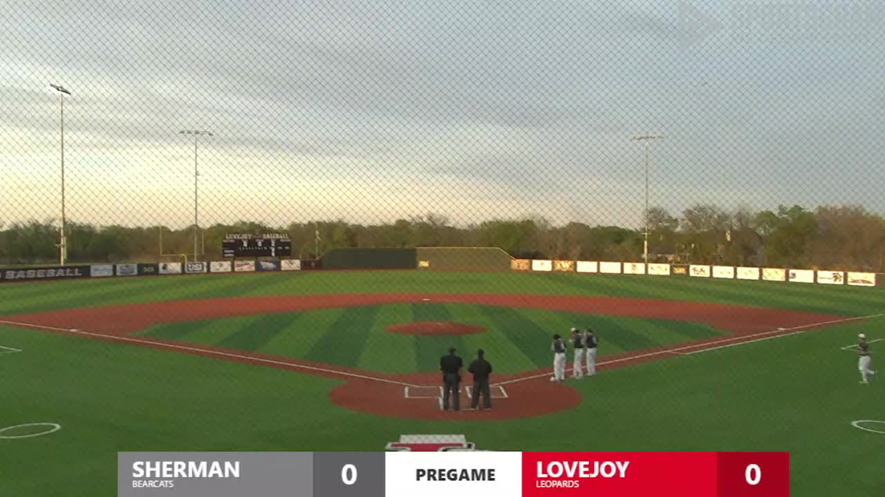 WATCH- Lovejoy Baseball vs Sherman | Baseball | Sportsgram4