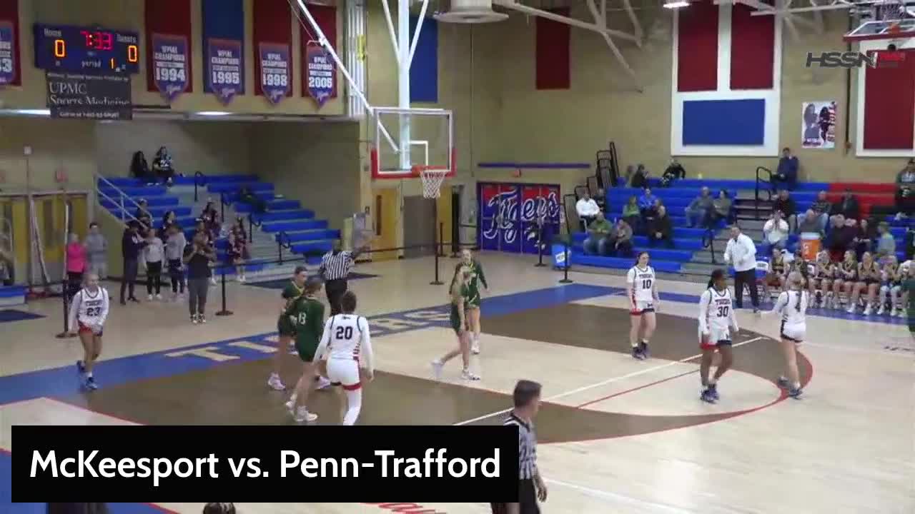 WPIAL Girls Basketball - Penn-Trafford at McKeesport | Basketball ...