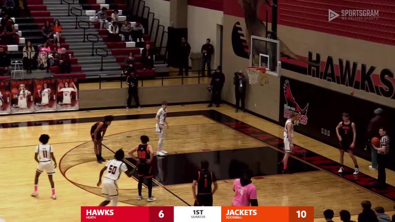 Heath Boys Basketball vs Rockwall | Basketball | Sportsgram11